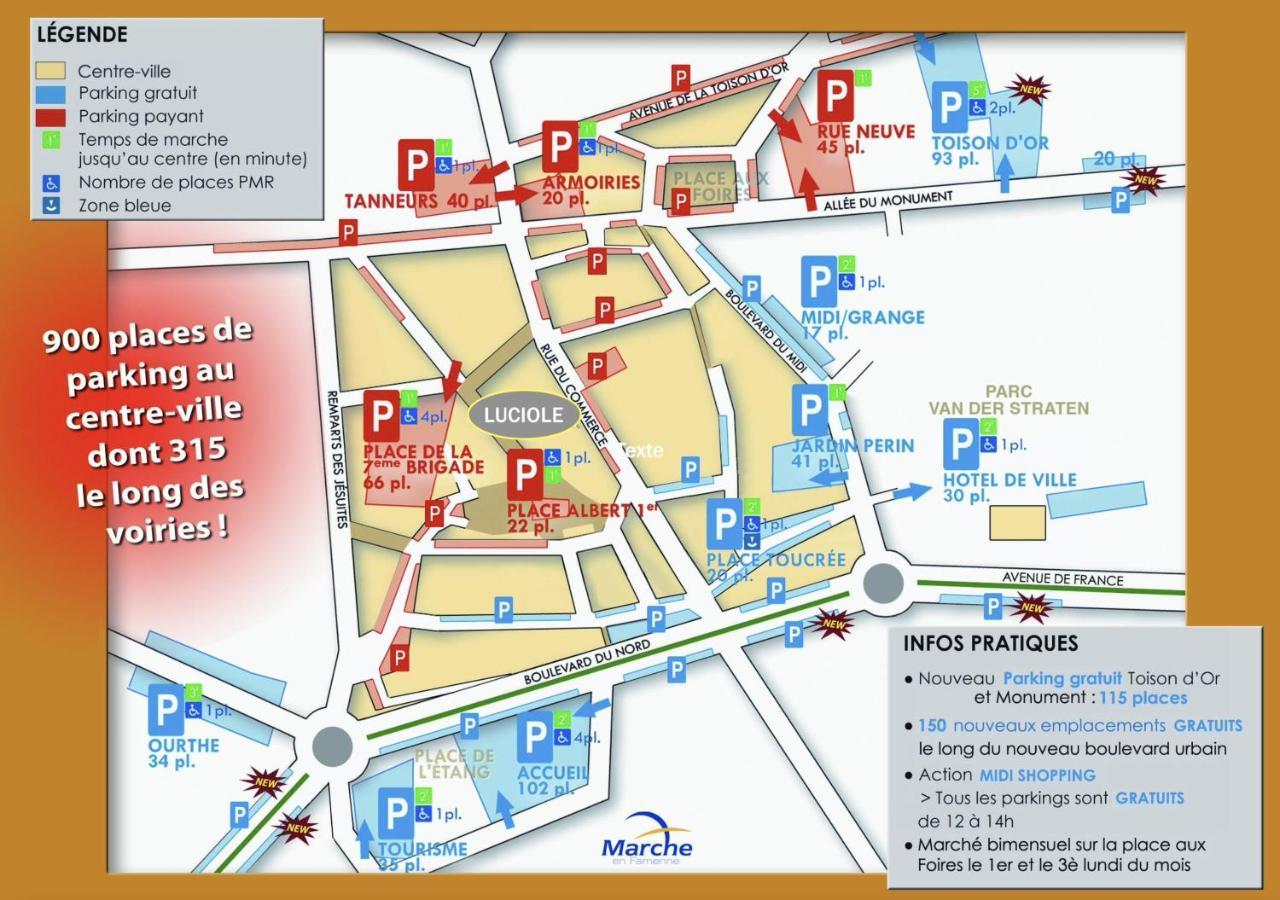La Luciole Gite Urbain A Marche En Famenne 외부 사진